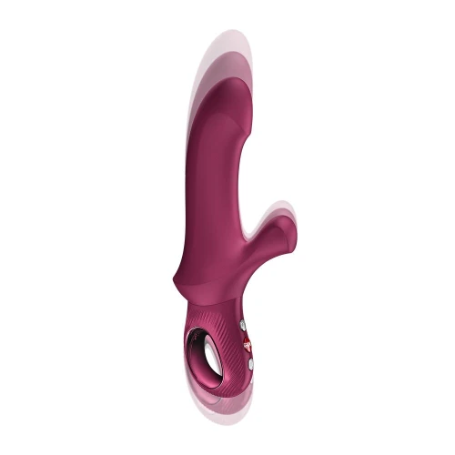 На фото пульсатор Fun Factory Bi Stronic Curve Wine Red
