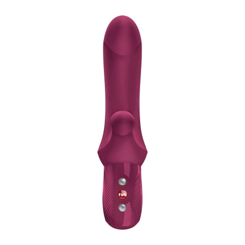 На фото пульсатор Fun Factory Bi Stronic Curve Wine Red