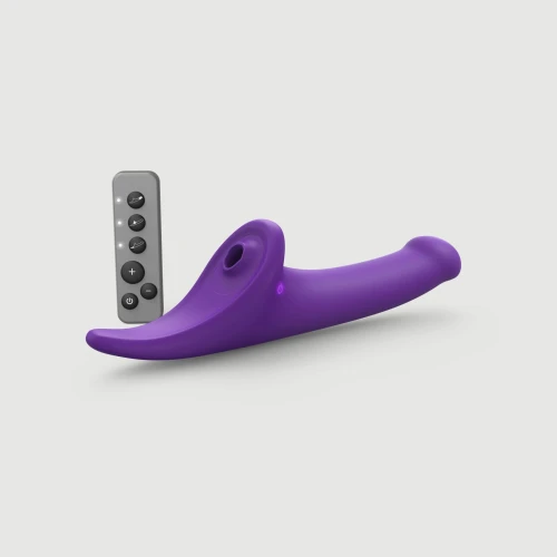 Вибронасадка Strap-On-Me Multi Orgasm Dildo L Purple