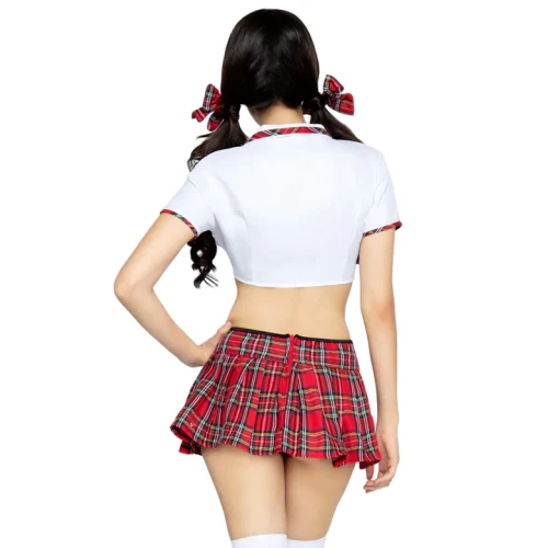 Leg Avenue Miss Prep School M/L Red