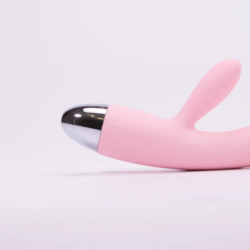 Svakom Alice Pale Pink - Вібратор кролик для точки G і клітора