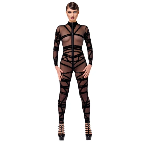 На фото комбинезон Noir Handmade F357 Bondesque Catsuit 3XL