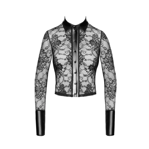 На фото блузку Noir Handmade F377 Noirelle Lace Button-up Shirt L