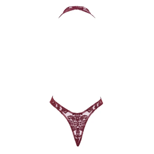 На фото боді Noir Handmade F386 Kink Royal cascade bodysuit M