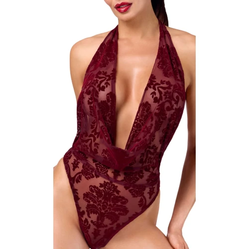 На фото боді Noir Handmade F386 Kink Royal cascade bodysuit M