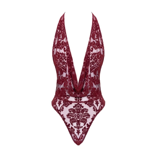 На фото боді Noir Handmade F386 Kink Royal cascade bodysuit M