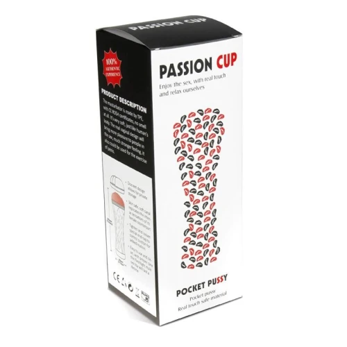 На фото мастурбатор з вібрацією Passion Cup - Vagina