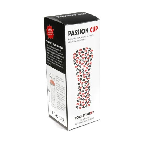 На фото мастурбатор з вібрацією Passion Cup - Anal