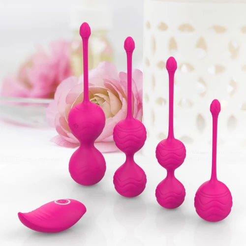 Kegel Balls — Набор вагинальных шариков с вибрацией и пультом управления