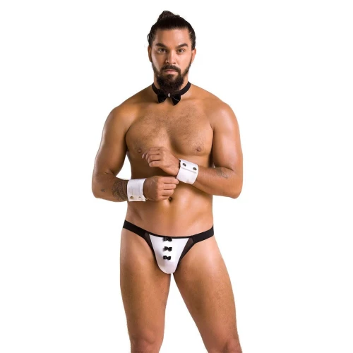 Комплект эротического мужского белья Passion 036 ALFRED L/XL Black (мятая упаковка!!!)