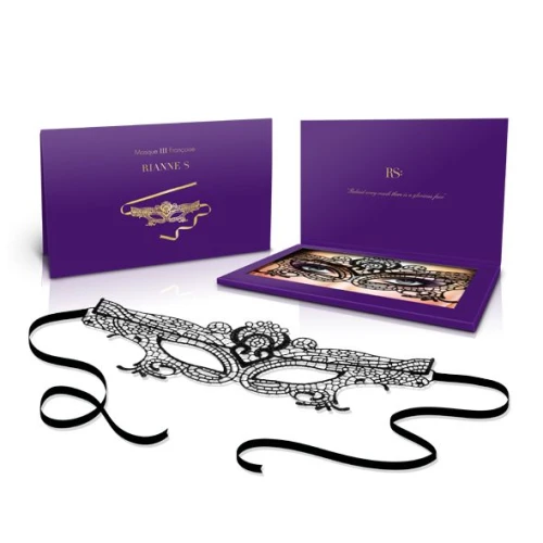 RIANNE S - Masque III - Ажурная маска на лицо с лентами-завязками