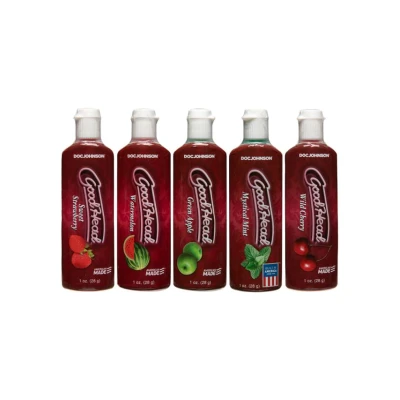 Doc Johnson GoodHead - Набор оральных лубрикантов 5х29мл (клубника, вишня, арбуз, мята, яб)