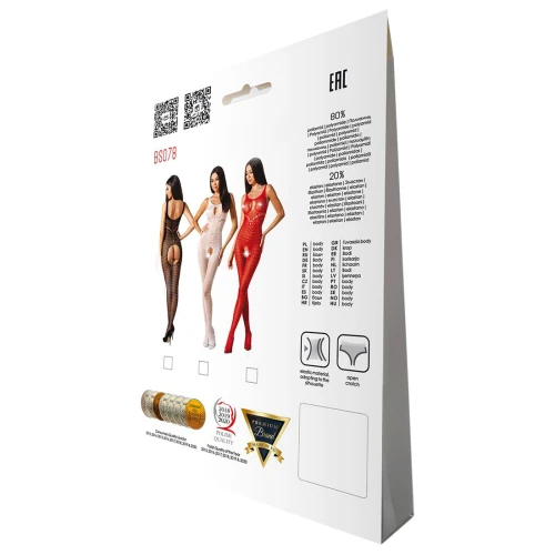 Бодистокинг Passion BS078 red