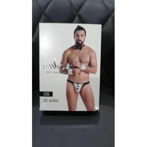 Комплект эротического мужского белья Passion 036 ALFRED L/XL Black (мятая упаковка!!!)