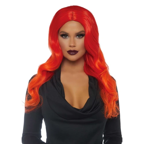Leg Avenue Ombre long wavy wig Orange