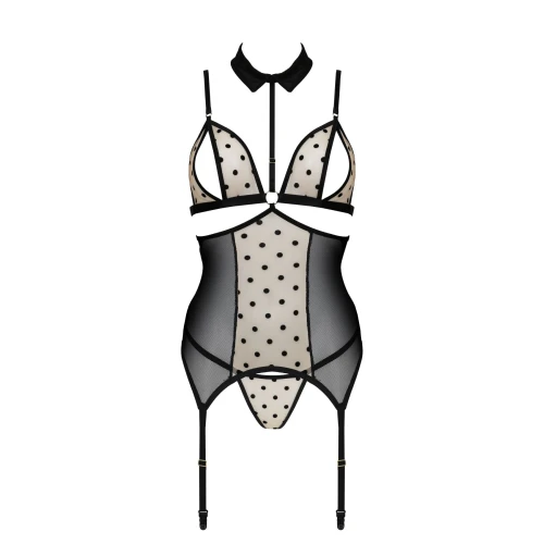 Passion DOMINICA CORSET beige L/XL - Женский бежевый корсет