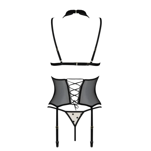 Passion DOMINICA CORSET beige L/XL - Женский бежевый корсет