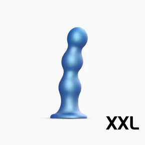 Strap-On-Me Dildo Plug Balls Blue XXL - Синя насадка для страпону