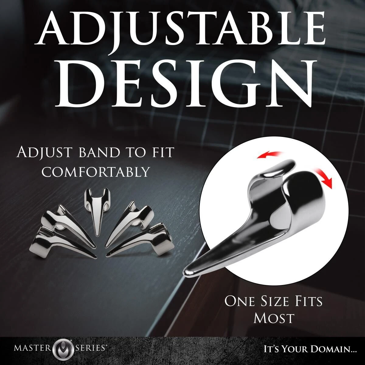 Набор колец с когтями Master Series Five-Piece Sensation Claw Rings - Silver (мятая упаковка!!!)