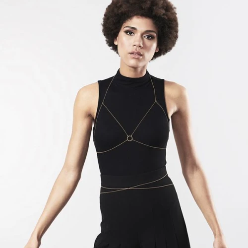 Magnifique Bra Chain - Gold - Цепочка портупея