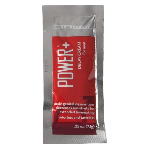 Doc Johnson Power+ Delay Cream For Men (7 мл) - Сильный пролонгатор 