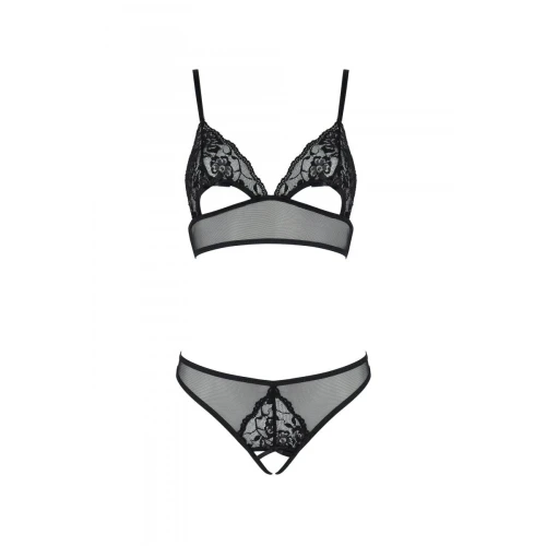 Passion Christa Set black XXl/XXL - Браллет с ажурным лифом