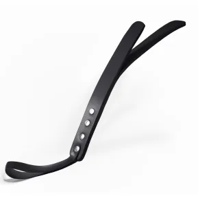 Feral Feelings Leather Mini Paddle Black - Паддл 2-х шаровий