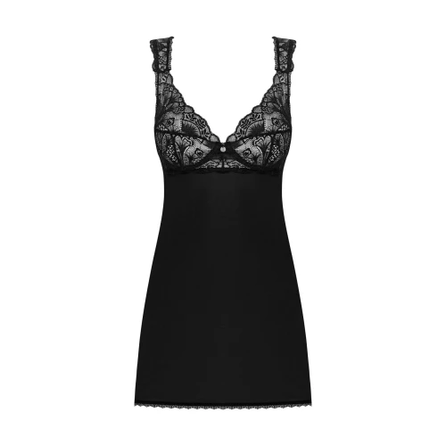 Черная сорочка Obsessive Donna Dream babydoll