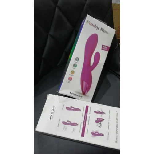 Вибратор-кролик Love To Love FUNKY BUNNY - SWEET ORCHID (мятая упаковка!!!)