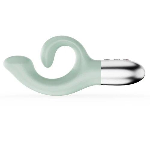 KISTOY Big G Green - Вібратор кролик з підігрівом