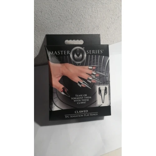 Набор колец с когтями Master Series Five-Piece Sensation Claw Rings - Silver (мятая упаковка!!!)