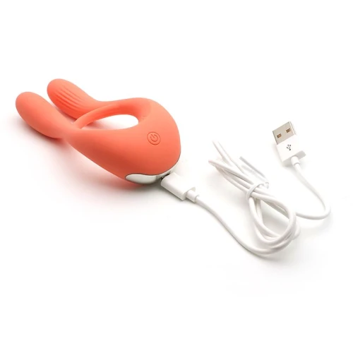 KisToy Martin Orange — Вибратор для пар с 2 моторами