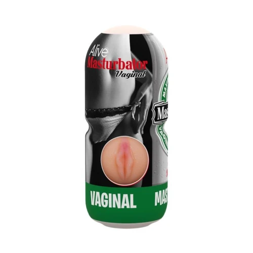 Недорогой мастурбатор-вагина Alive Heineken Vagina в виде банки пива