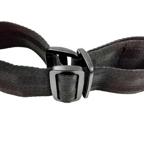 На фото зображено чорний набір для фіксації Art of Sex BDSM Hands to feet Simple унісекс на світлому фоні