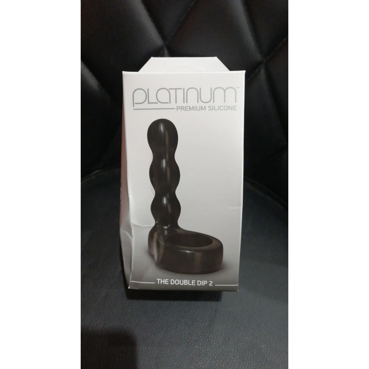 Насадка для двойного проникновения Doc Johnson The Double Dip 2 Black (мятая упаковка!!!)