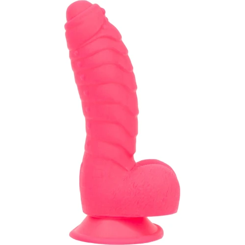 ADDICTION - Tom 7" Dildo With Balls - Pink - Фалоімітатор