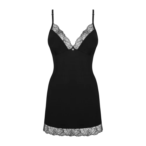Obsessive Bella Rou chemise & thong XS/S