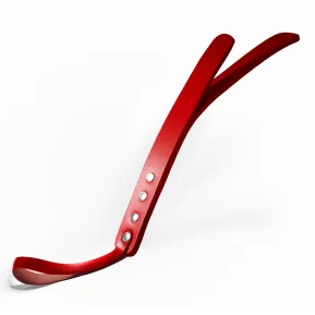 Feral Feelings Leather Mini Paddle Red - Паддл 2-х шаровий