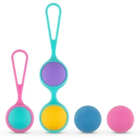 PMV20 Vita Kegel Ball Set - Вагінальні кульки (різнокольорові)