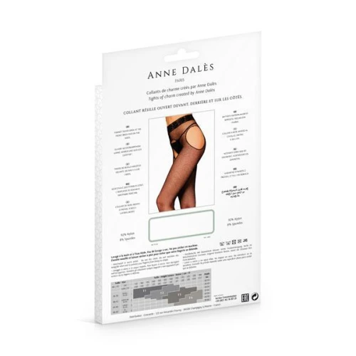 Колготки-чулки с поясом Anne De Ales MORGANE T1 Black