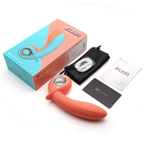 KisToy Klein Orange — Анальный стимулятор с надувающимся кончиком