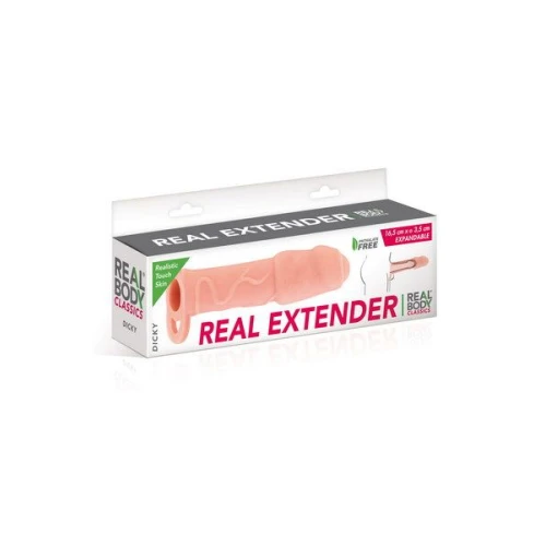Насадка на член Real Body - Real Extender DICKY (мятая упаковка)