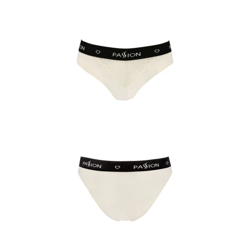 Passion PS001 PANTIES (L) - Трусы с кружевом (Экрю)