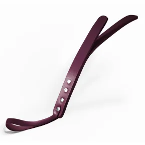 Feral Feelings Leather Mini Paddle Burgundy - Паддл 2-х шаровий