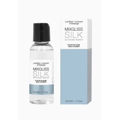 MixGliss SILK — FLEUR DE SOIE (50 мл) — Силиконовый лубрикант с цветочным ароматом