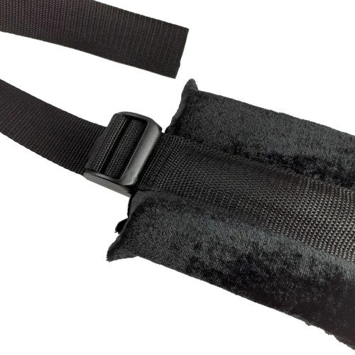 На фото изображен черный набор для фиксации Art of Sex BDSM Bondage Bad Girl Simple унисекс на светлом фоне