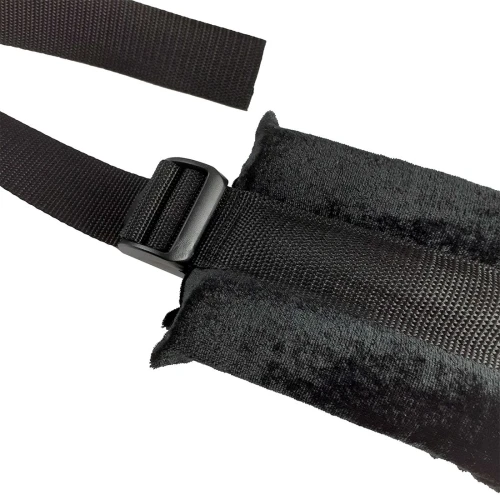 На фото изображен черный набор для фиксации Art of Sex BDSM Bondage Bad Girl Simple унисекс на светлом фоне