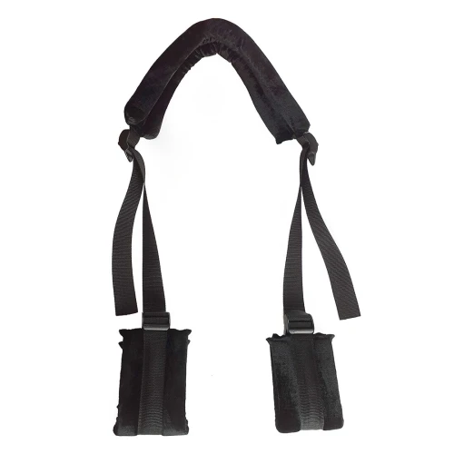 На фото изображен черный набор для фиксации Art of Sex BDSM Bondage Bad Girl Simple унисекс на светлом фоне