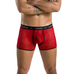 Passion 046 XXL/XXXL - Красные эротические боксеры с открытым доступом SHORT PARKER red