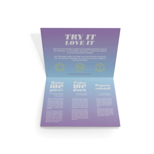 Набор пробников стимуляторов для пар Love To Love Spark Bliss 3 х 2 мл